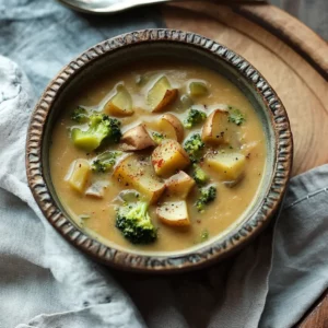 Vegan Broccoli Potato Soup