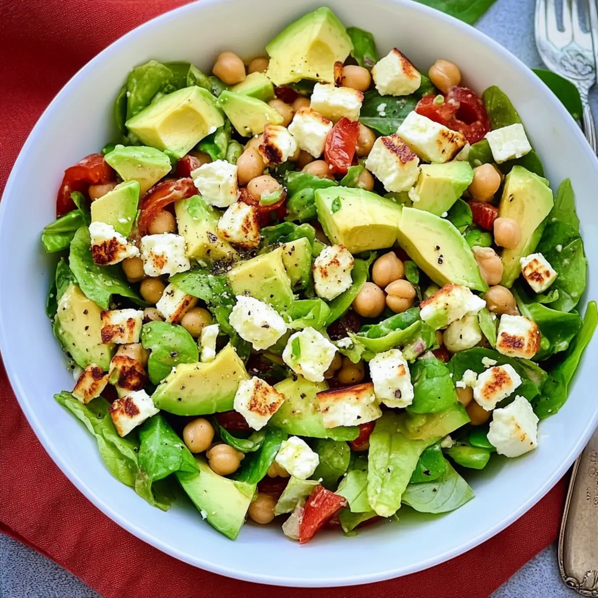 Chickpea Feta Avocado Salad: A Fresh and Flavorful Chopped Delight