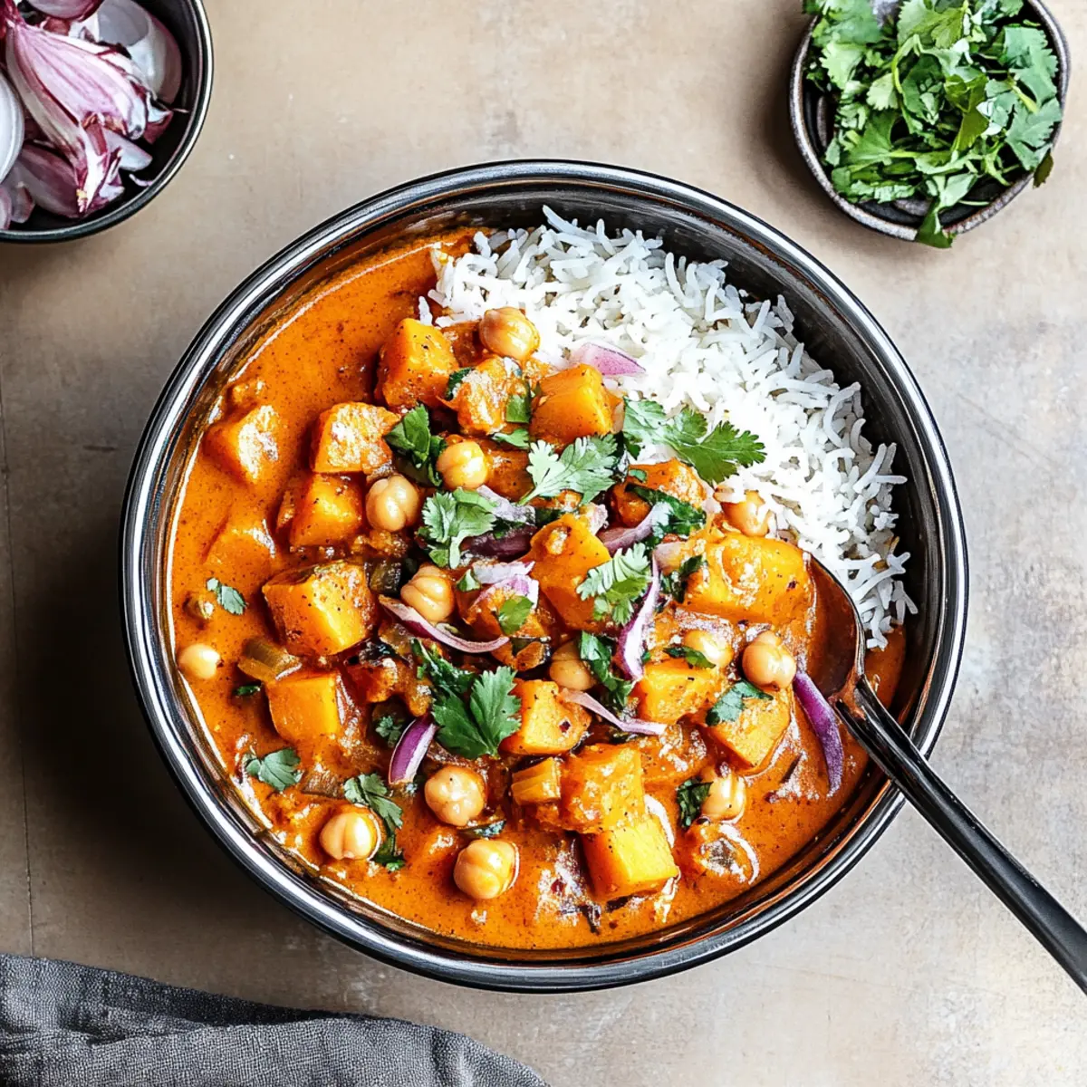 Delicious Vegan Butternut Squash Chickpea Curry Recipe to Savor