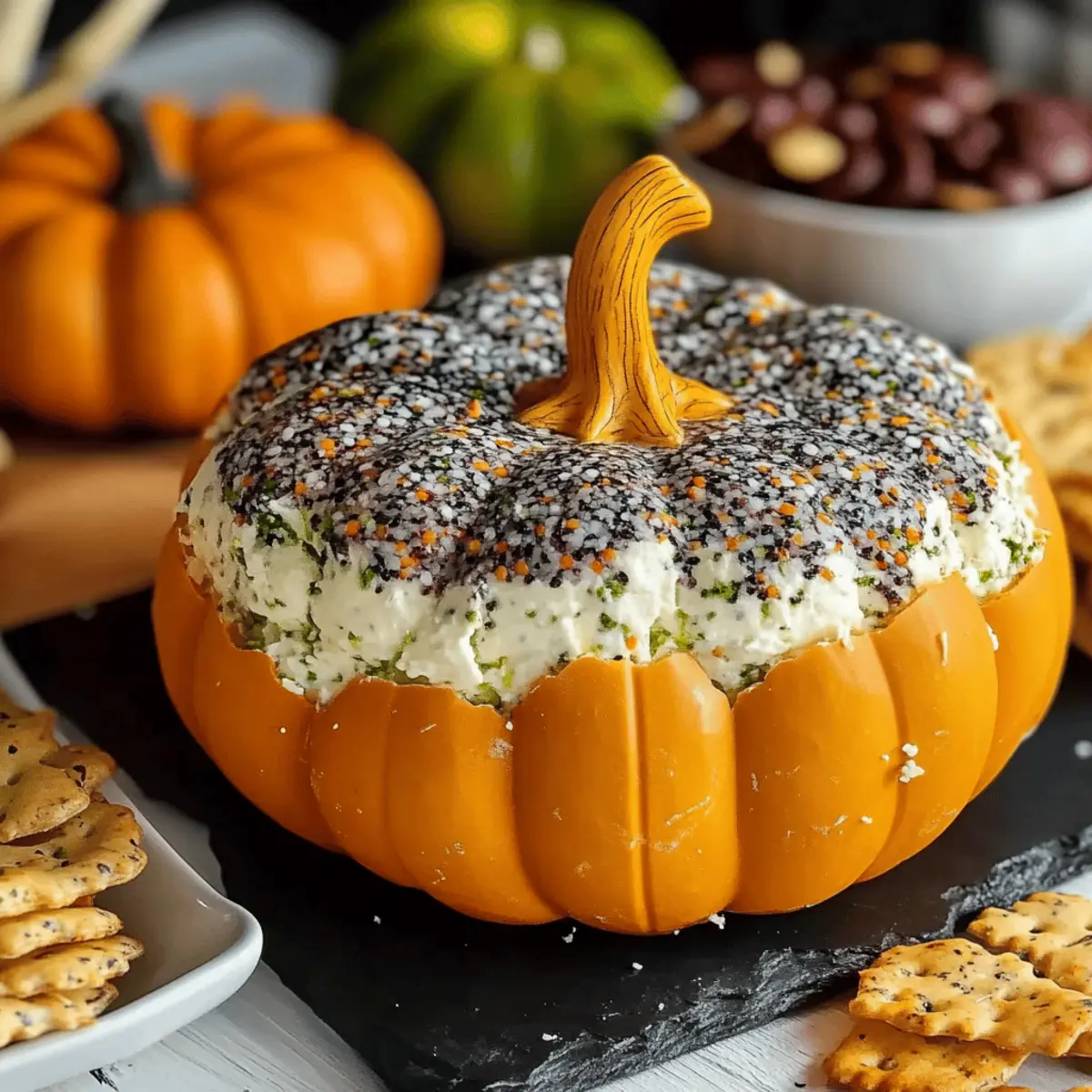Delicious Pumpkin Shaped Cheese Ball Recipe for Your Fall Parties