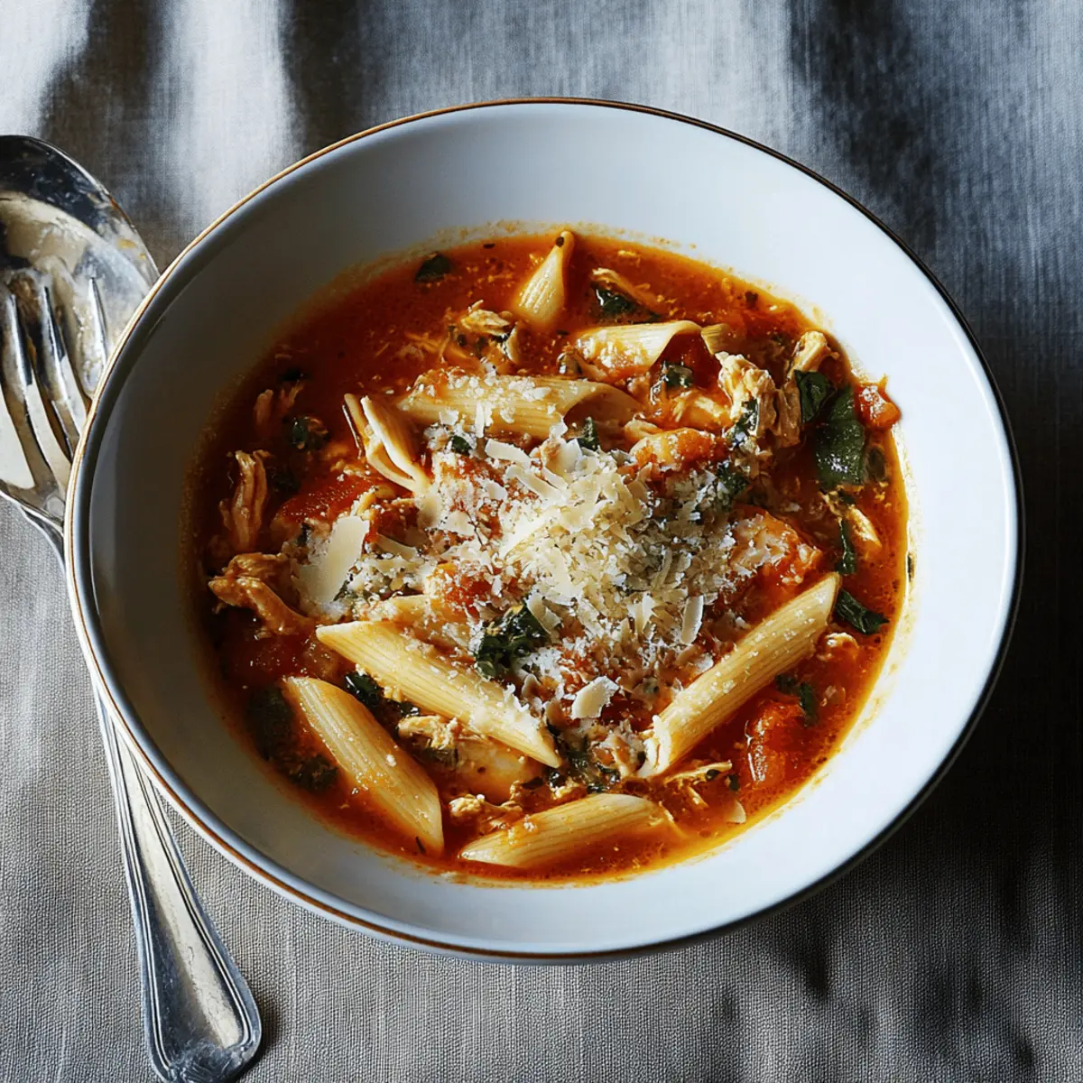 Chicken Parmesan Soup