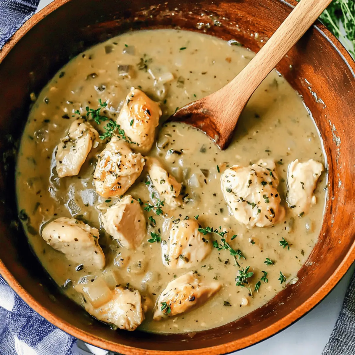 Easy Chicken and Gravy Stovetop Recipe for Comforting Meals