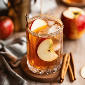 Sparkling Apple Cider Mocktail