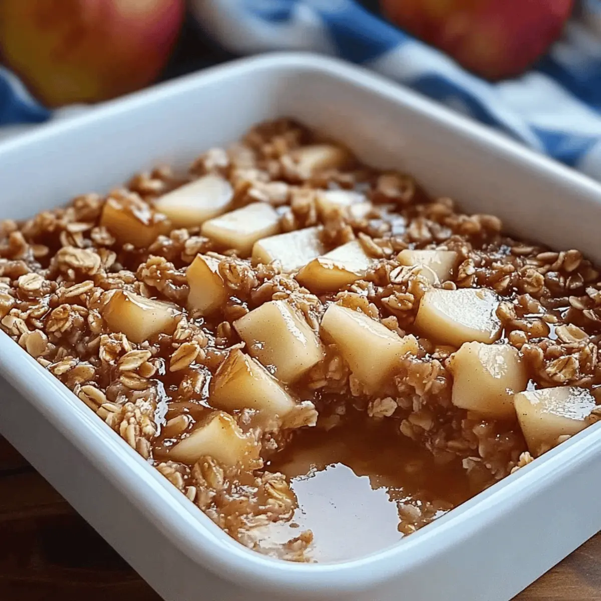 Amish-Style Apple and Cinnamon Baked Oatmeal