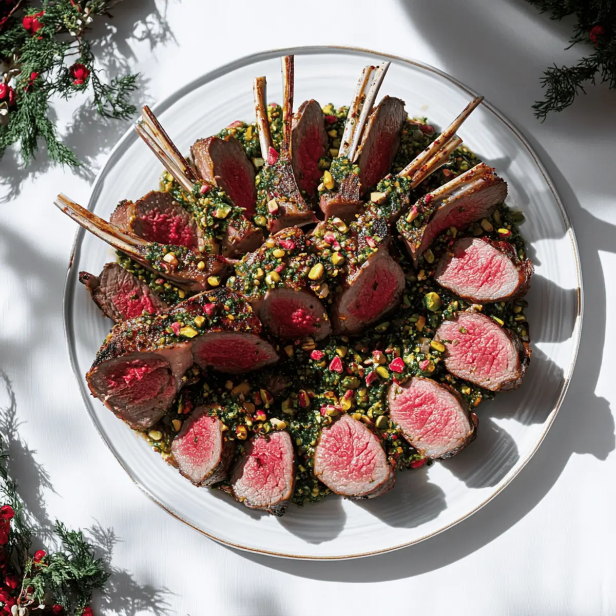 Delicious Lamb with Mint and Pistachio Gremolata Recipe