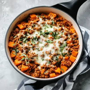 Ground Turkey Sweet Potato Casserole