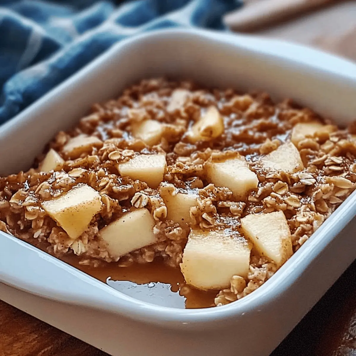 Amish-Style Apple and Cinnamon Baked Oatmeal Recipe for Breakfast