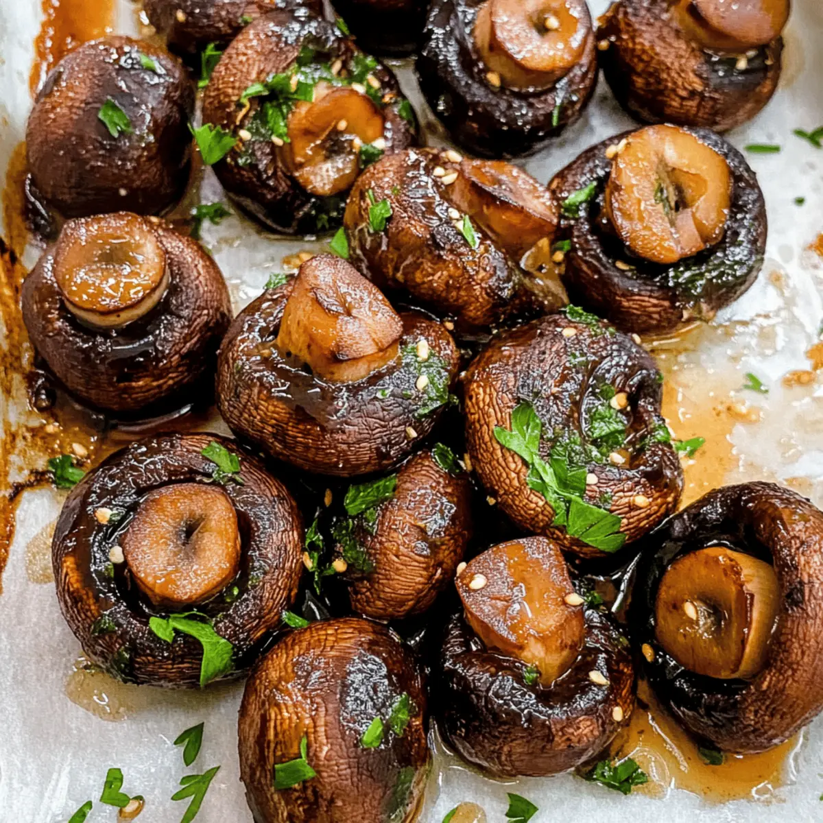 Easy Oven-Roasted Mushrooms with Soy Sauce & Honey Recipe