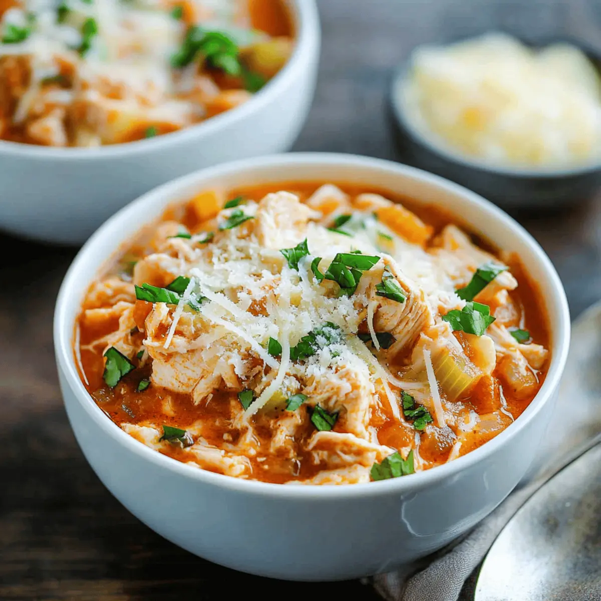 Delicious Crockpot Chicken Parmesan Soup for Cozy Nights