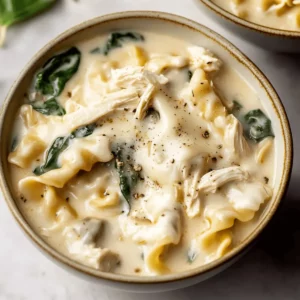Creamy Chicken Lasagna Soup