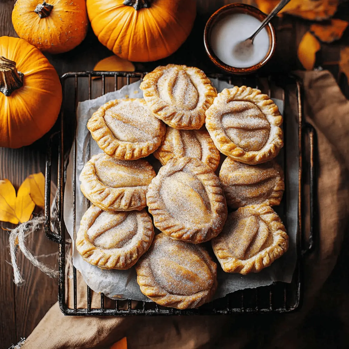 Delicious Mini Pumpkin Hand Pies with Cinnamon Sugar Recipe