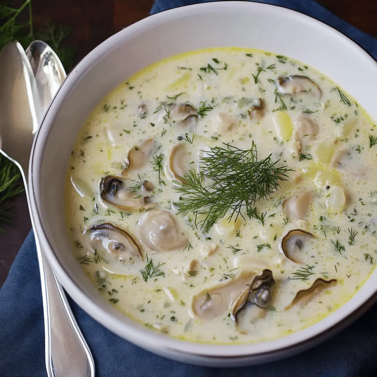 Classic Oyster Stew With Fennel Recipe for a Creamy Delight
