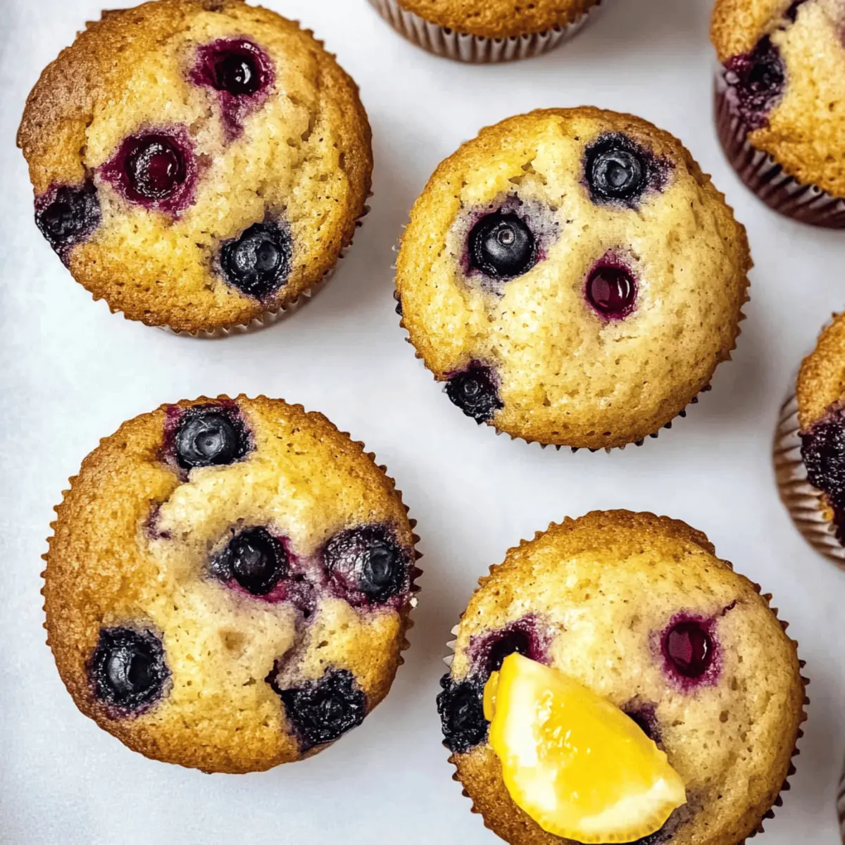 Delicious Lemon Berry Muffins Recipe with Blueberries