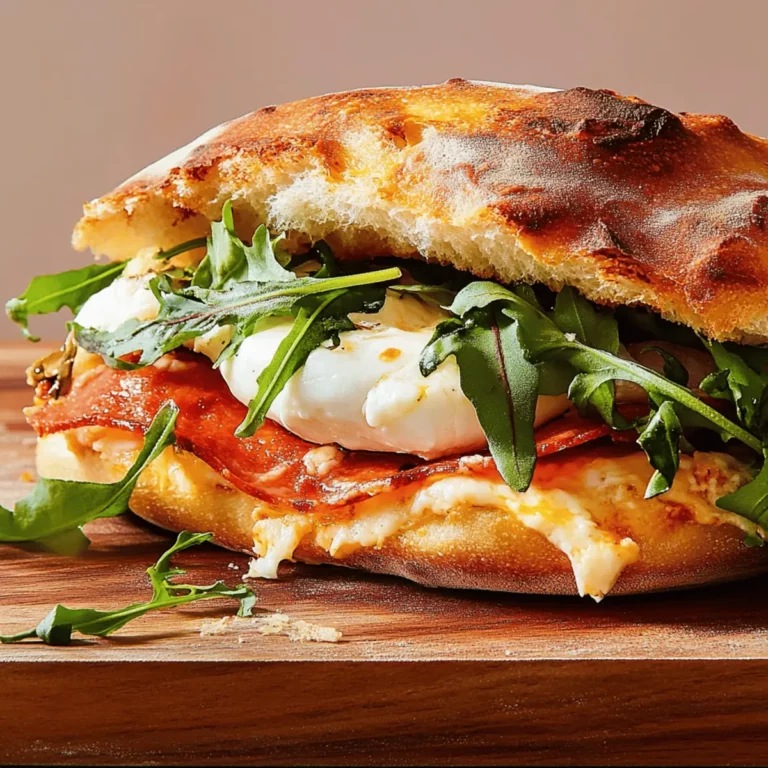 Burrata Pizza Sandwich