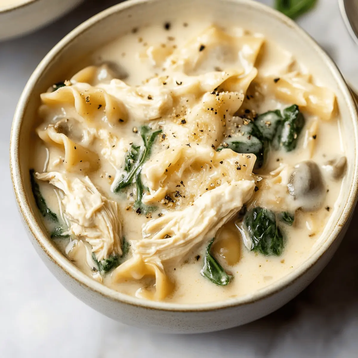 Delicious Creamy Chicken Lasagna Soup for Cozy Nights
