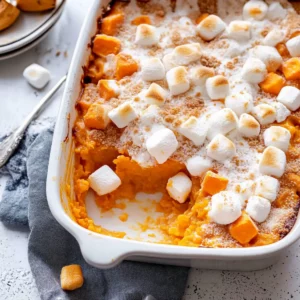 Sweet Potato Casserole with Marshmallows