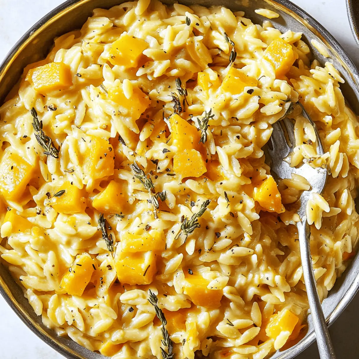 Delicious Creamy Butternut Squash Orzo Recipe for Cozy Nights