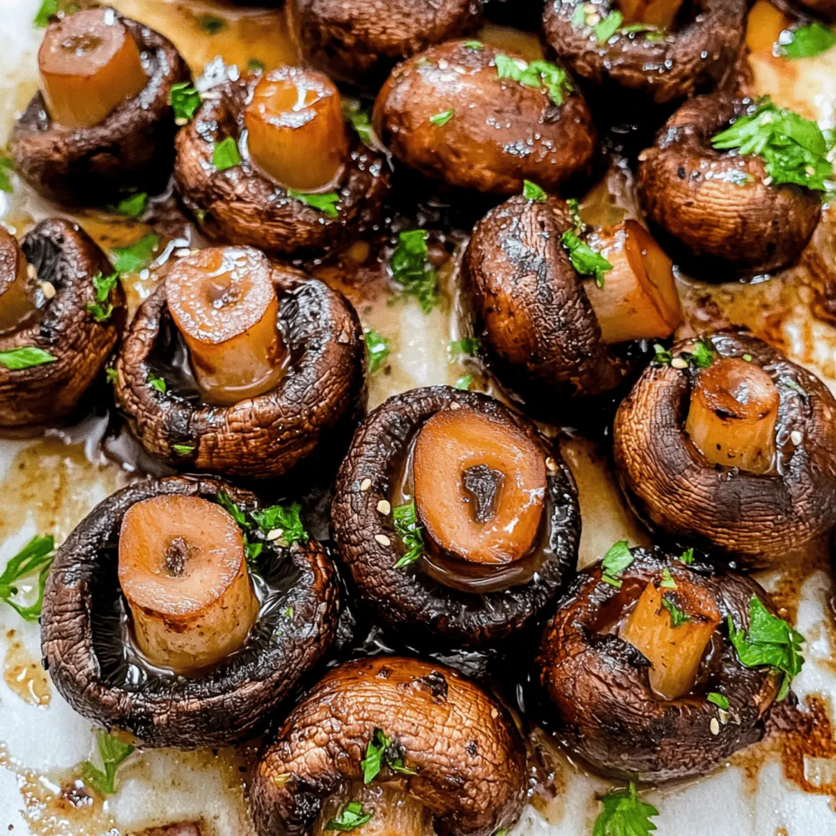 Easy Oven-Roasted Mushrooms with Soy Sauce & Honey Recipe