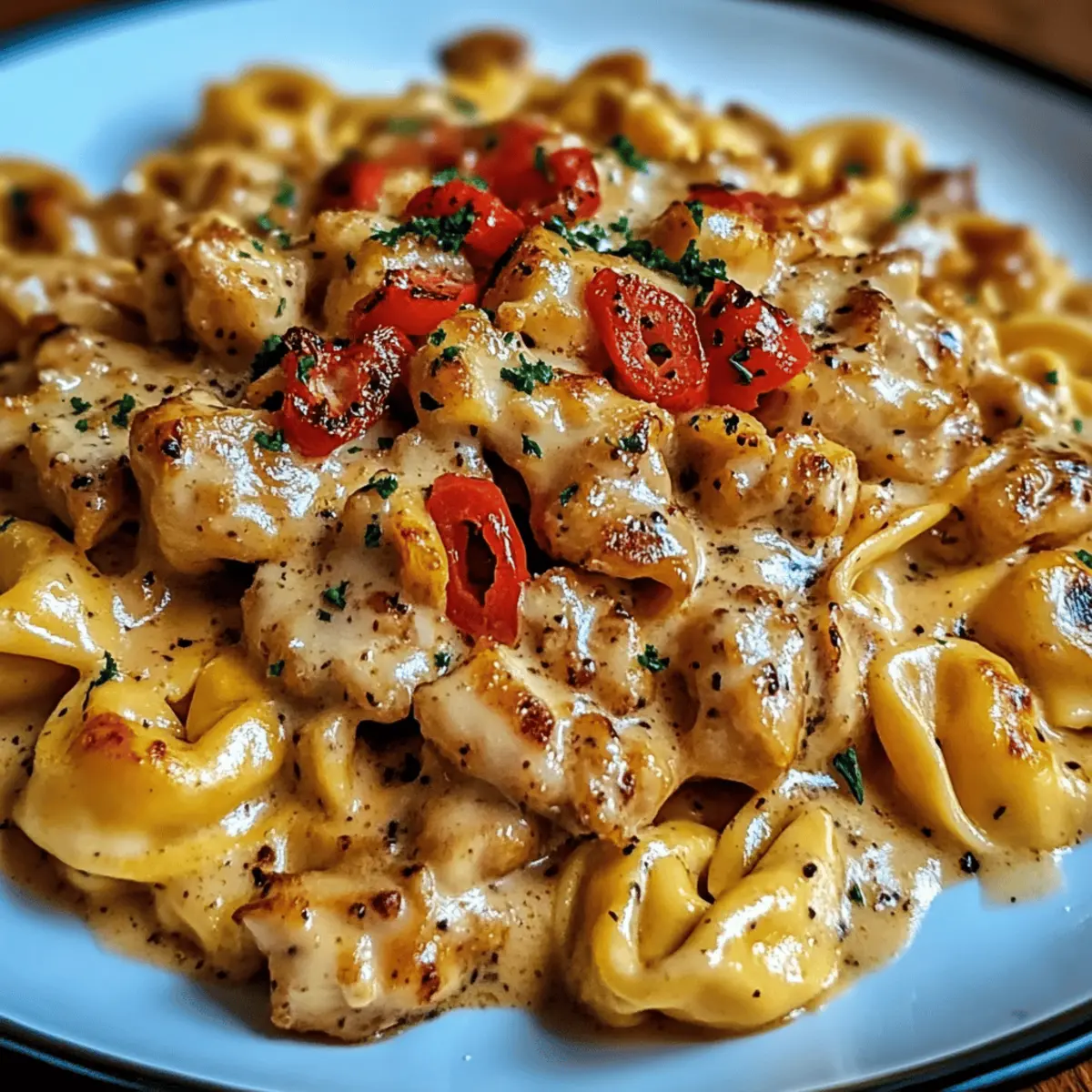 Delicious Cowboy Butter Garlic Chicken Tortellini Recipe