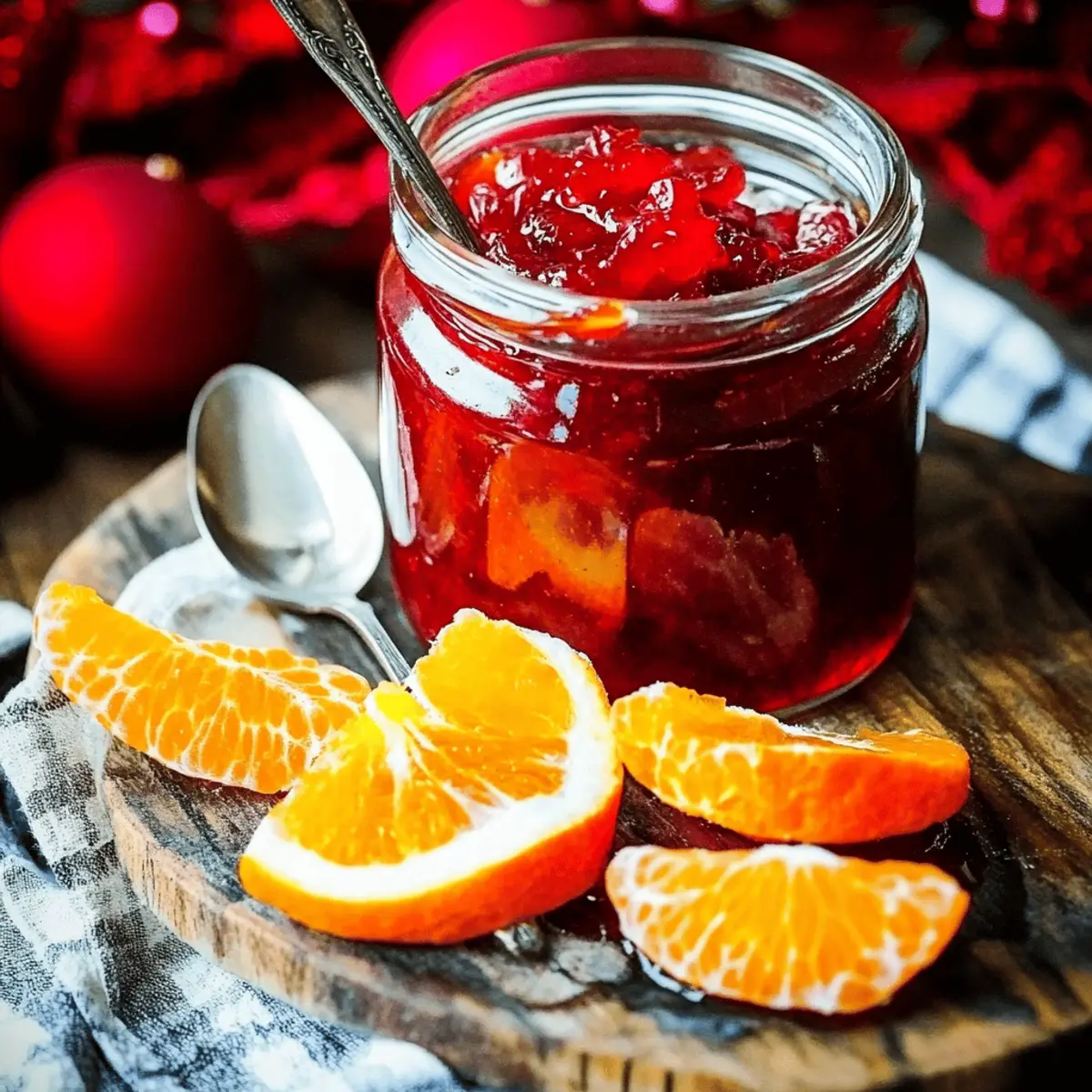 Delicious Orange Cranberry Christmas Marmalade Recipe with Whisky