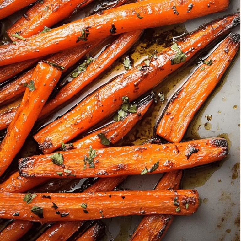 Honey Balsamic Roasted Carrots