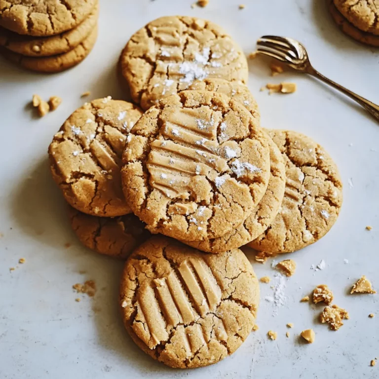 Peanut Butter Cookies, Crunchy Peanut Butter