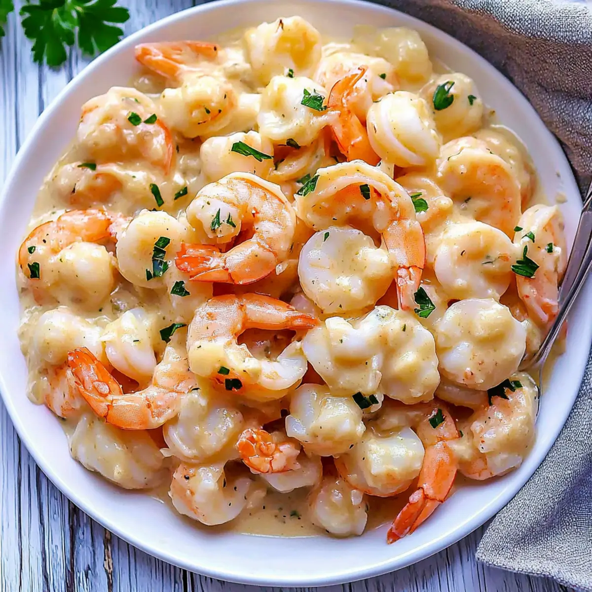 Seafood Medley Garlic Cream Sauce Recipe Ready in 15 Minutes
