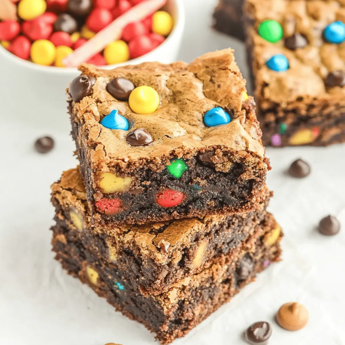 Indulge in Monster Cookie Fudgy Brownies Recipe Today!