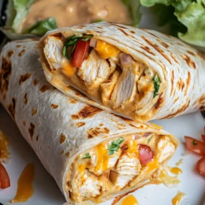 Easy Chipotle Ranch Grilled Chicken Burrito