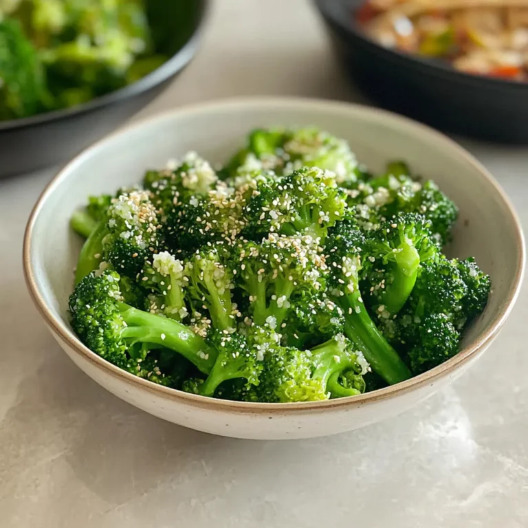Korean Broccoli Side Dish