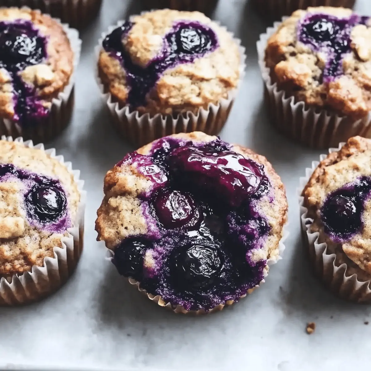 Delicious Cardamom-Spiced Blueberry Jam Muffins Recipe