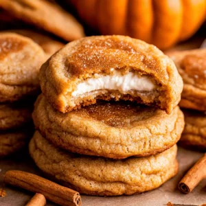 Pumpkin Cheesecake Cookies