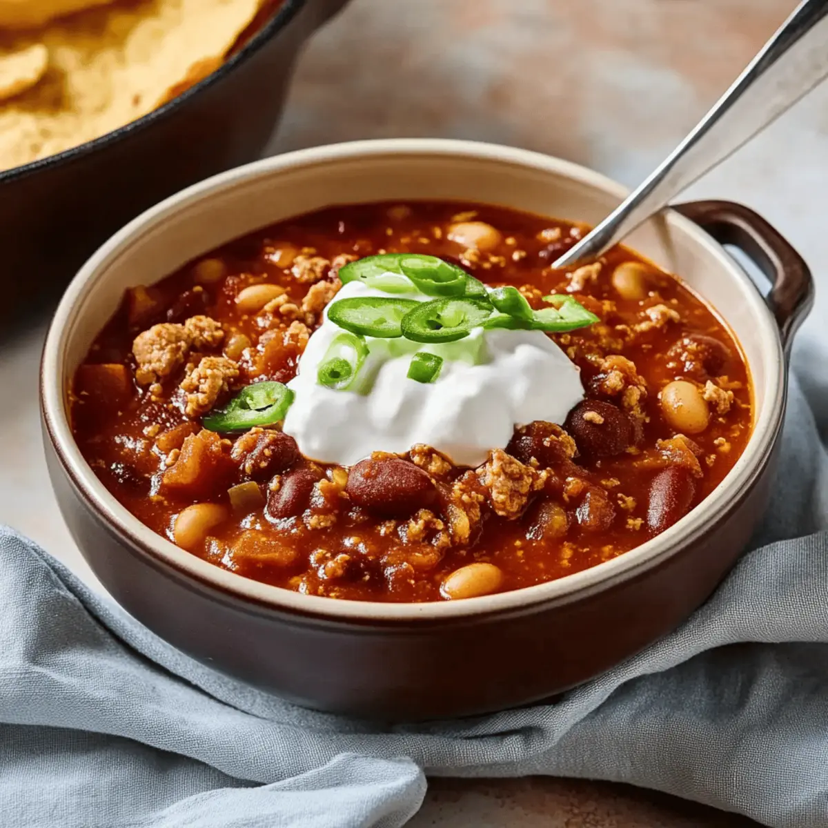 Healthy & Easy Turkey Chili