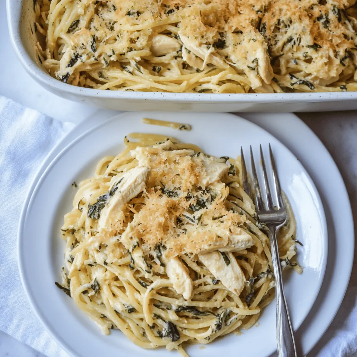 Delicious Monterey Chicken Spaghetti Casserole Recipe for Dinner