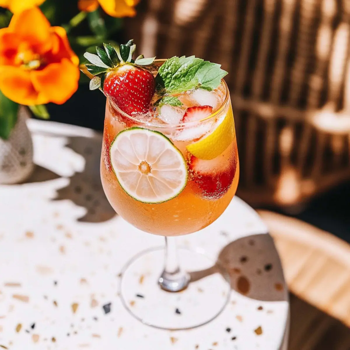 Refreshing Strawberry Limoncello Spritz Mojito Recipe in 5 Minutes