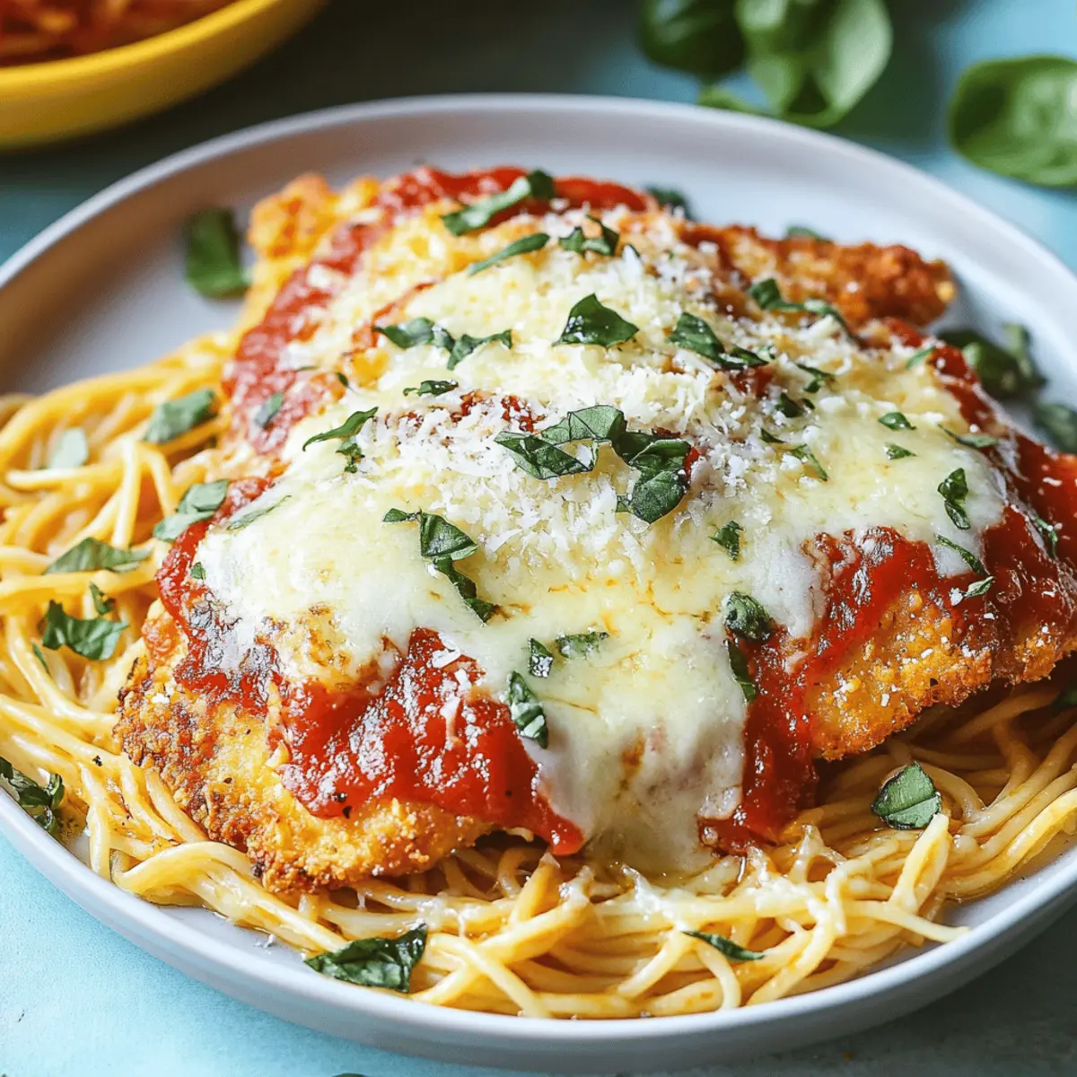 Crispy Chicken Parmesan Recipe with Homemade Marinara Sauce