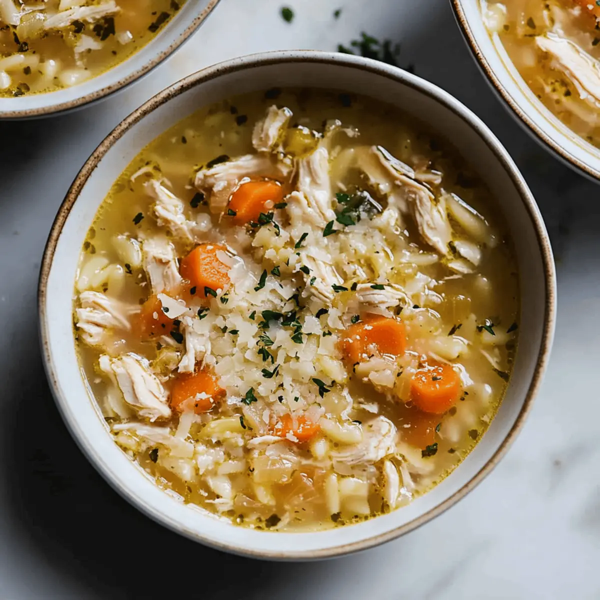 Parmesan Chicken Pastina Soup Recipe