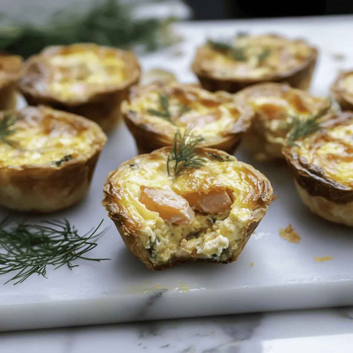 Delicious Mini Salmon Quiches Recipe for Easy Entertaining