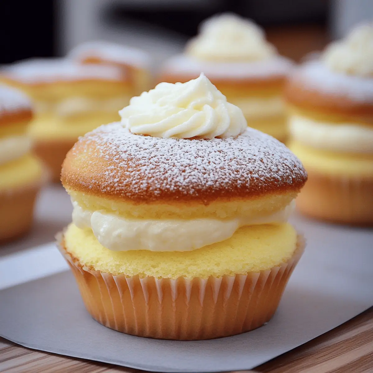 Fluffy Japanese Cotton Cheesecake Cupcakes Recipe to Delight Your Taste Buds
