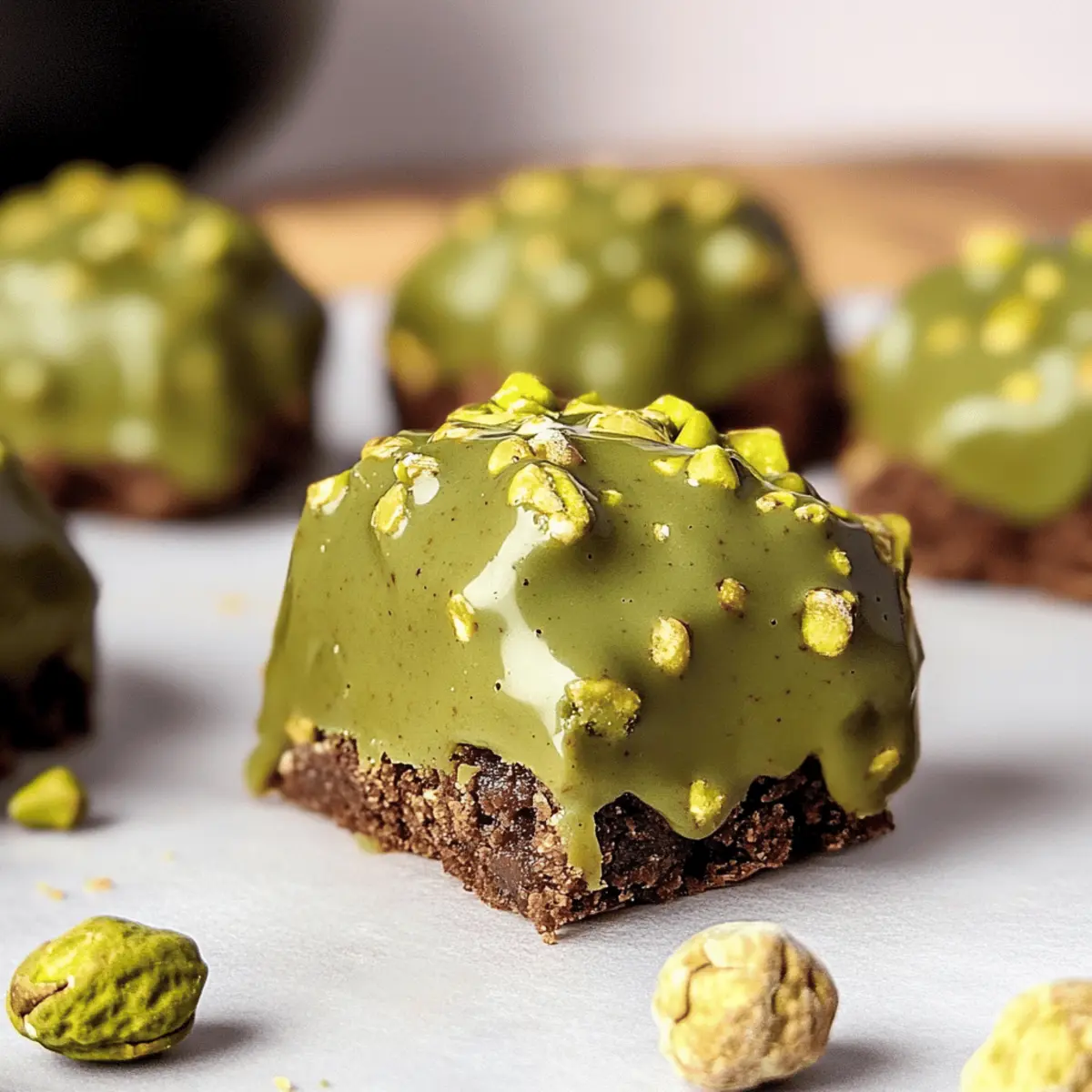 Pistachio Ferrero Rocher Brownies Recipe: Indulgent Fudgy Treats