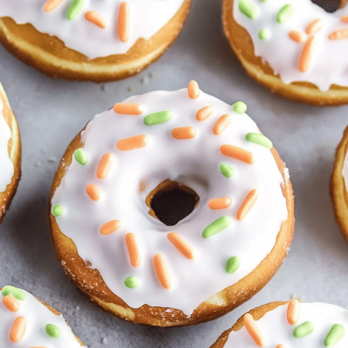 Delicious Easter Doughnuts with Cream Cheese Frosting Recipe