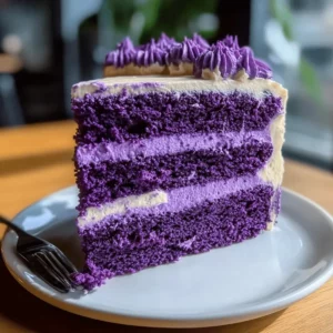 Decadent Royal Purple Velvet Cake