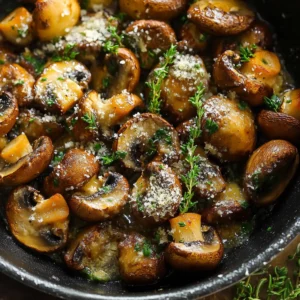 GARLIC PARMESAN MUSHROOMS