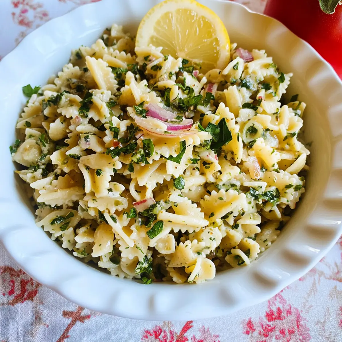 Delicious Dirty Martini Pasta Salad Recipe for a Unique Twist