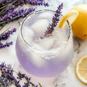 Refreshing Coconut Lavender Lemonade Mocktail