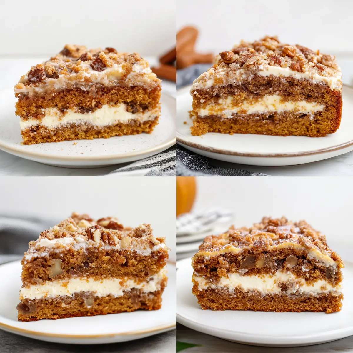 Easy Pumpkin Cake Recipe with Cream Cheese and Streusel