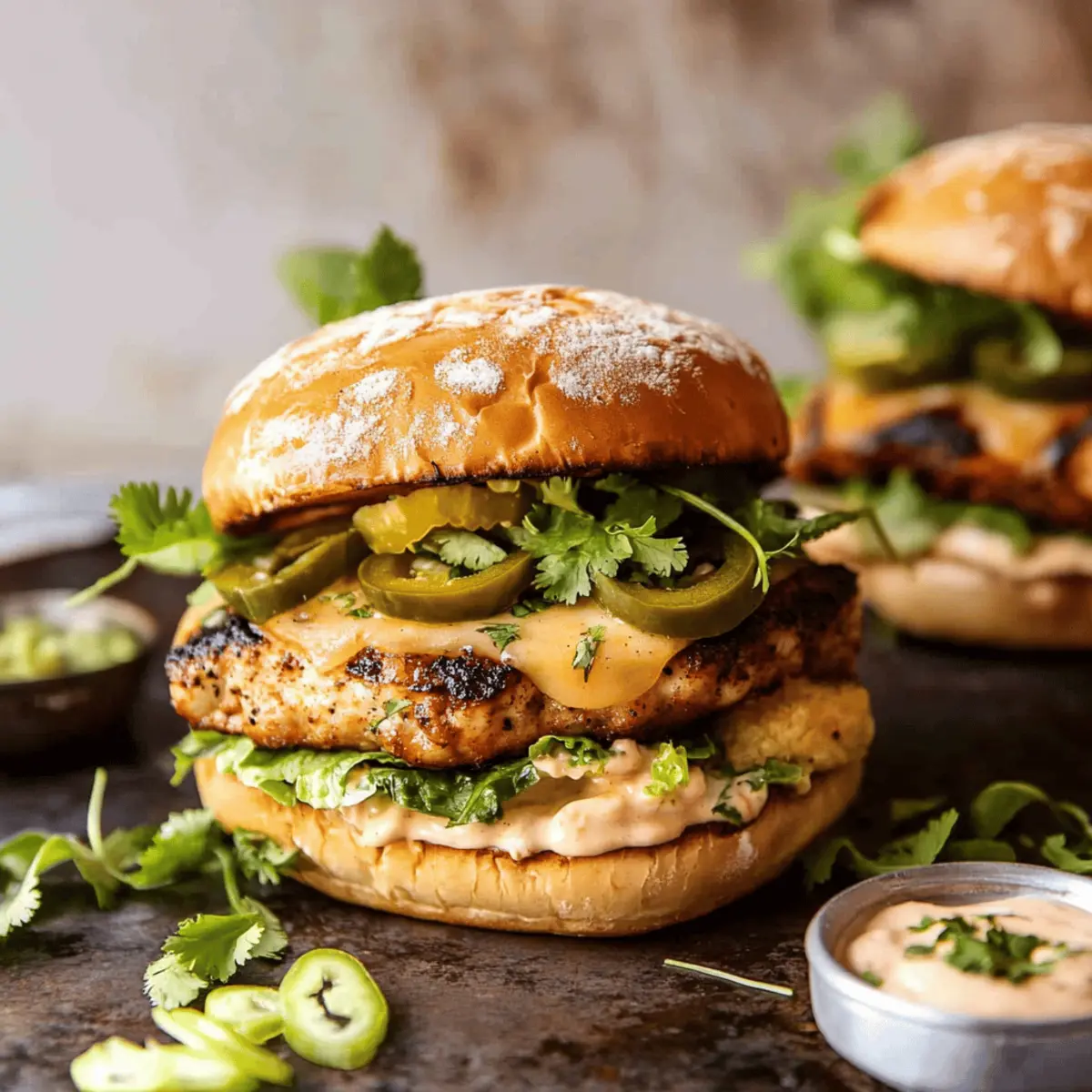 Bold and Spicy Chipotle Chicken Burger Recipe with Avocado and Corn