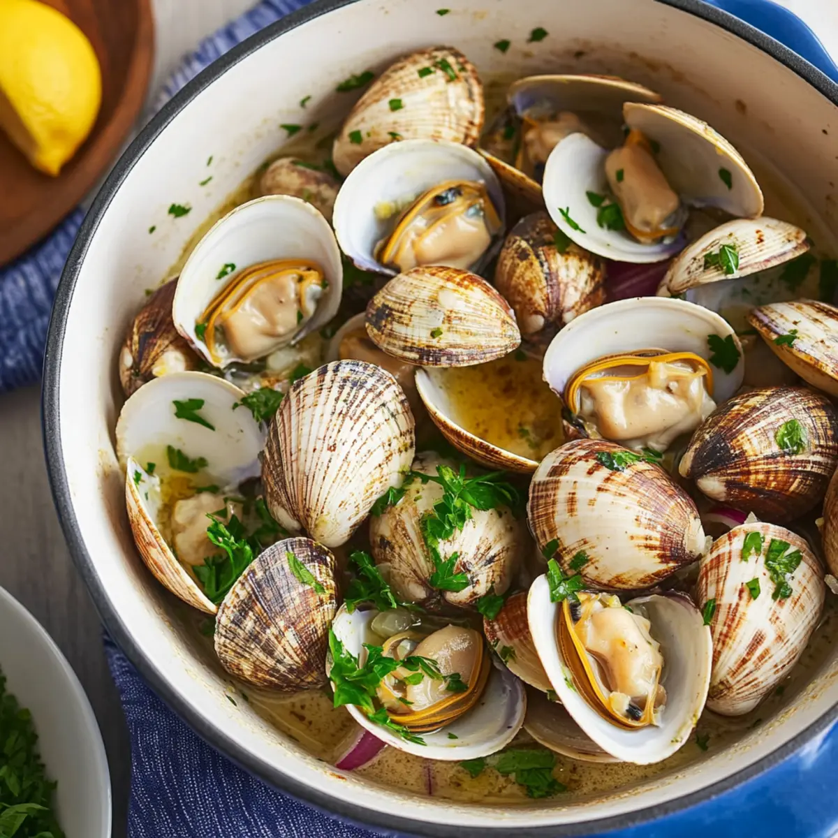 Best Ever Garlic Butter Steamed Clams Recipe in 20 Minutes