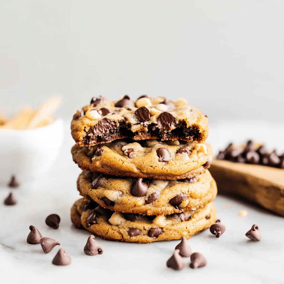 Ultra-Thick Bakery-Style Chocolate Chip Cookies Recipe You’ll Love