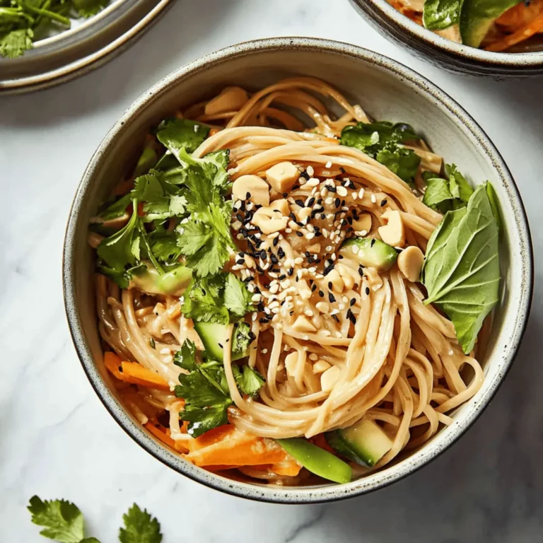 Best Ever Peanut Noodles